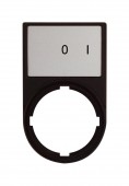 Suport cu placa 30x50mm cu inscriptia 0 I