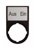 Suport cu placa 30x50mm cu inscriptia AUS EIN