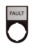 Suport cu placa 30x50mm cu inscriptia FAULT