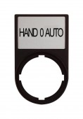 Suport cu placa 30x50mm cu inscriptia HAND 0 AUTO