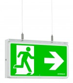 Suport de tavan alb pt corpuri de il. de urgenta Design K8