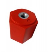 Suport electroizolant 2xM8, filet int, rez.rupere 5,6kN,50mm