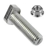 Surub cap T scurt M10x25mm pt profil H, A2