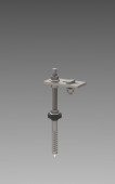 Surub de suspendare M10x200 Profil sina 37/45/65