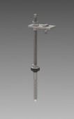 Surub de suspendare M12x300 Profil sina 37/45/65