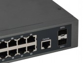 Switch 24xRJ45 1000 (PoE+) + 2xGSFP 1000, 19 370W