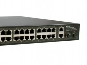 Switch 24xRJ45 1000 (PoE+) + 2xSFP/RJ45 1000, 19 390W