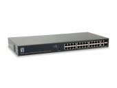 Switch 24xRJ45 1000 (PoE+) + 2xSFP/RJ45 1000 Combo, 19 185W