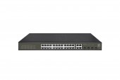 Switch 24xRJ45 1000 (PoE+) + 4xSFP/RJ45 Combo, 19 380W
