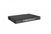 Switch 24xRJ45 1000 (PoE+) + 4xSFP/RJ45 Combo, 19