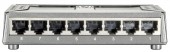 Switch 8xRJ45 10/100 silentios,f. vent.,alim. extern,Desktop