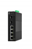 Switch sina DIN 4xRJ45 1000 + 2xSFP, fara alimentare