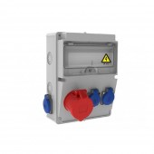 Tablou Sigurante 1P (5x32A) 380V + 2P (1x16A) + 2P (1x16A) 220V IP44