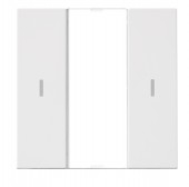 Taster KNX, o pereche, cu LED de stare, alb