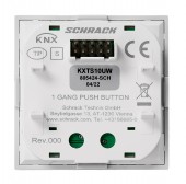 Taster KNX, o pereche, cu LED de stare, alb
