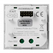 Taster KNX, o pereche, cu LED de stare, antracit