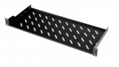 Tava fixa, 1U, 30 Kg, D200, negru RAL 9005