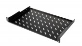 Tava fixa, 1U, 30 Kg, D300, negru RAL 9005
