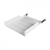 Tava fixa, 2U, sarcina 50 Kg, D=550mm, fixare in 4 puncte