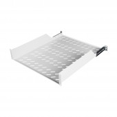 Tava fixa, 2U, sarcina 50 Kg, D=550mm, fixare in 4 puncte