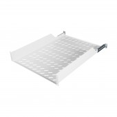 Tava fixa, 2U, sarcina 50 Kg, D=650mm, fixare in 4 puncte