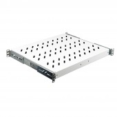 Tava glisanta 19”, 1U, 30kg sarcina, D=370, fixare 4 puncte