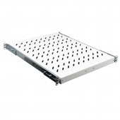 Tava glisanta 19”, 1U, 30kg sarcina, D=570, fixare 4 puncte