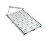 Tava glisanta 19”, 1U, 50kg sarcina, D=720, fixare 4 puncte