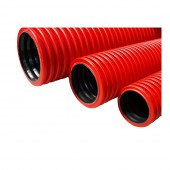 Teava corugata rosu PEHD Ø160mm 450N – TEHNOWORLD