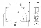 Teleruptor seria AMPARO, 1ND, 230Vca