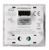 Termostat KNX, argintiu