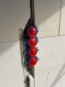 Thermo switch box windproof and airtight flush-mounted
