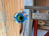 Thermo switch box windproof and airtight flush-mounted