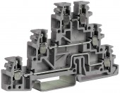 Three level terminal, 2.5mm², grey, Type TLD.2,