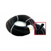 Tub flexibil PVC Ø25mm 320N negru 50m/colac – MONIROM