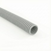 Tub gofrat gri deschis FLEX 320N,D25,HF, FARA FIR, RAL 7035