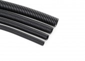 Tub gofrat negru FLEX 320N,D20,HF,stabilizat UV, CU FIR