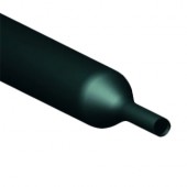 Tub termocontractibil 2.5/1mm negru cutie=11.5m