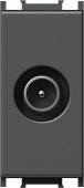 TV endsocket 1M 1dB, anthracite