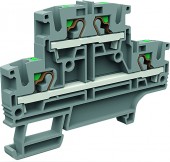 Two-level - Push-in terminal EFD400GR 4mm² grey