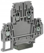 Two level terminal, 2.5mm², Type DBC.2, grey
