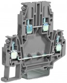 Two level terminal, 4mm², Type DBC.4, grey
