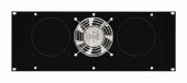 Unitate cu 1 ventilator si termostat, 19, 4U, RAL9005