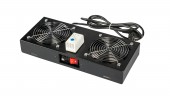 Unitate de tavan, 2 ventilatoare, analogic, negru RAL 9005