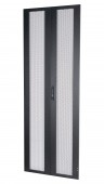 Usa dubla metal perforata 80% pentru DT 42U, W=800, negru