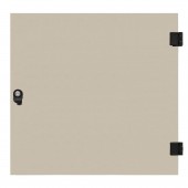 Usa integral din sticla pentru dulap DW 4U, 600mm, RAL7035