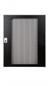 Usa metal perf. pentru DTWB 16U, W=600, RAL9005, negru