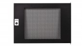 Usa metal perf. pentru DTWB 9U, W=600, RAL9005, negru