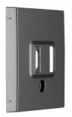 USB charger A+C socket cover, anthracite