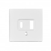 USB charger A+C socket cover, white